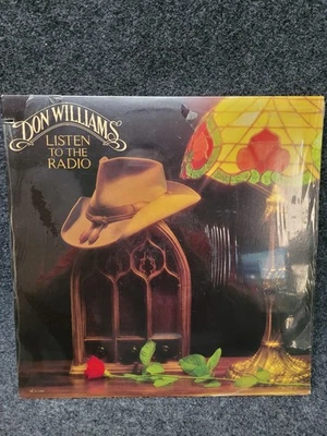 Vintage Don Williams Listen To The Radio Vinyl Country Album MCA 1982 Sealed - Image 1 of 4