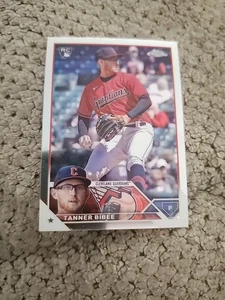 2023 Topps Chrome Update Series - Tanner Bibee #USC114 (RC) - Picture 1 of 2