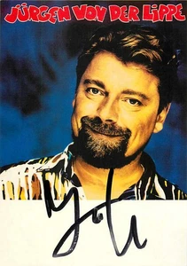 Jurgen von der Lippe - Autogrammkarte des deutschen Entertainers - Picture 1 of 2