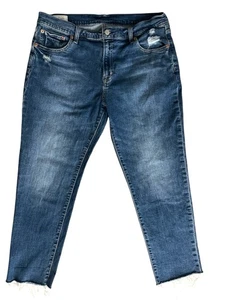 Jeans Gap Girlfriend vita media donna 14 lavaggio medio anticato polsini elasticizzato - Foto 1 di 7