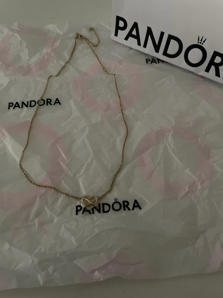 Pandora Halskette 14 Karat Gold - Bild 1 von 4
