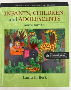 Infants, Children, and Adolescents 9th Edition by Berk Laura | Instructor's Copy - Picture 1 of 8