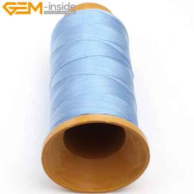 0.4mm 230 Meters Spool Nylon Beading Cord Knotting Jewelry Making 210D Thread - Image 1 of 4