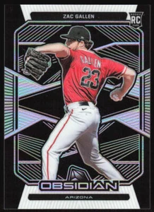 2020 Panini Chronicles Zac Gallen #33 Obsidian RC Arizona Diamondbacks - Picture 1 of 2