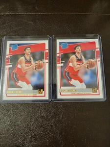 Deni Avdija 2020-21 Donruss Rated Rookie Wizards 2 Card Lot - Picture 1 of 2