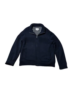 Boston Traders Jacket Men’s Large Sherpa Lined Cable Knit  Zip Up Farm Coat - Picture 1 of 10