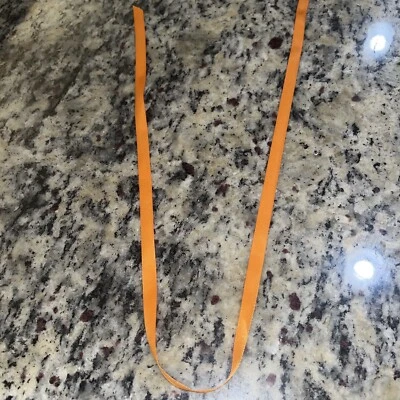 Corbata de cinta de nailon naranja de 30 pulgadas de largo Foto 1 de 2