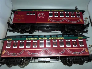 G Scale Bachmann North Star Express Coaches - Picture 1 of 8