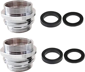 Garden Hose to Sink Faucet Adapter, 2 Pack Kitchen Sink Faucet Adapter Connect t - Picture 1 of 12