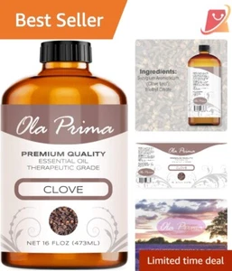 Clove Essential Oil 16oz Bulk Aromatherapy Diffuser Skin Moisturizer Natural - Picture 1 of 10