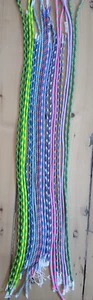 myTyFry Ultimate Platinum MULTI Coloured Custom Tenor Drum Stick Cords TyFry - Picture 1 of 6