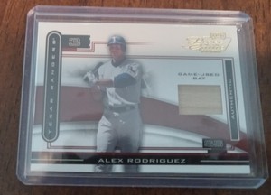 Alex Rodriguez Game Used Bat 2003 Playoff Piece of the Game [See Description]
