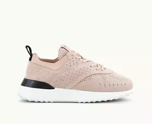 ZAPATILLA DEPORTIVA Tod`s Gamuza Cuero Piel de Oveja Forro 38.5 8.5 en Italia NUEVA - Imagen 1 de 12