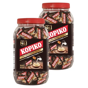 Kopiko Cappuccino Candy 28.21 oz Jar Hard Coffee Candy 2pk by US SELLER - Picture 1 of 5