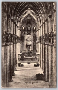 Cartolina Milano Italia Milano Interno Duomo - Foto 1 di 2