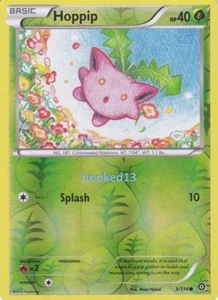 Tarjeta de Pokémon Hoppip Reverse Holo Steam Siege 3/114 - Imagen 1 de 2