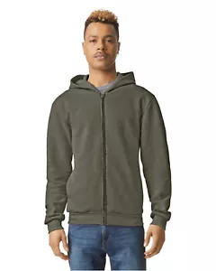 American Apparel ReFlex Fleece Unisex Full Zip Hoodie - RF497 - Picture 1 of 6