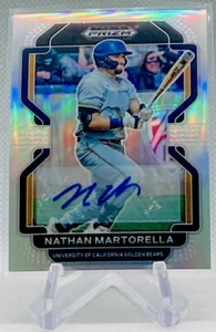 2022 Prizm Draft Picks Nathan Martorella Silver Prizm Auto #PDP150 - Marlins - Picture 1 of 2