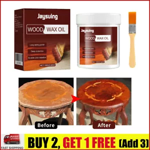 100g Beeswax Furniture Polish Wood Wax Oil for Wood Floor & Furniture &Ornaments - Picture 1 of 11