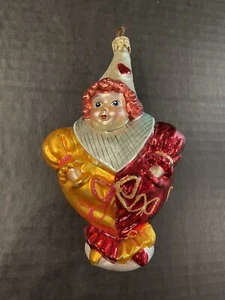 Christopher Radko Dear To My Heart 1999 Pediatric Cancer Charity Clown Ornament - Picture 1 of 6
