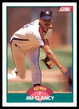1989 Score Rookie & Traded Jim Clancy Houston Astros #42T