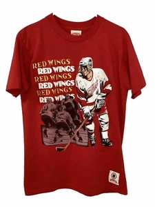 90’s Vintage Detroit Red Wings Nutmeg Mills NHL Official Licensed T-shirt Size L - Picture 1 of 6