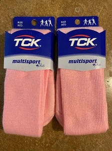 Vintage pink 2 pair twin city 20” adult medium 84% orlon tube socks 9-12 - Picture 1 of 7