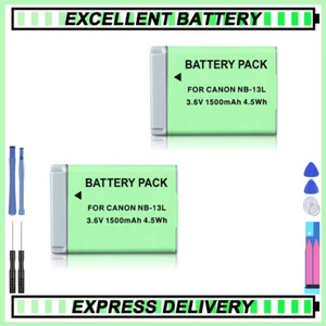 2x NB-13L Replace Battery For Canon PowerShot SX620 HS SX720 HS SX730 HS SX740 - Zdjęcie 1 z 5