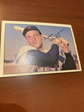 Eddie Yost Washington Senators Signed Auto 1979 TCMA Card #88  TOUGH F5