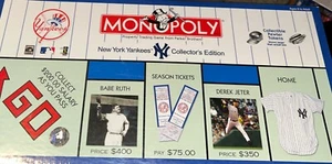 New York Yankees Monopoly Collector's Edition  Game  Jeter Ruth New Sealed - Picture 1 of 5