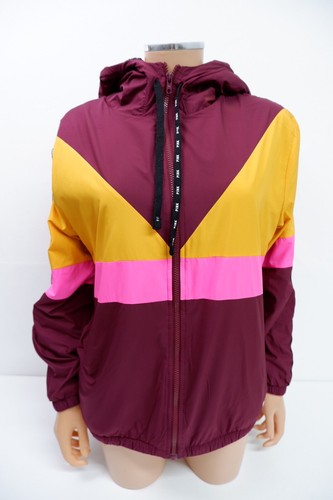 UNDERCOVER Giacca foderata in pile ROSA Victorias Secret da donna taglia XS rosa bordeaux