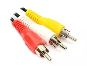 50 ft. 3-RCA Male to 3-RCA Male Composite Cable - Black - Picture 1 of 2