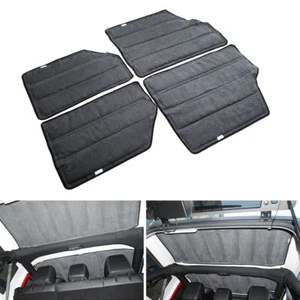 Fit 2012-2016 Jeep Wrangler 2dr Car Roof Sound Hard Top Insulation Deadener Mats - Picture 1 of 7