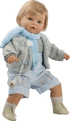 Berbesa - Dulzon, muñeco bebé llorón chaleco gris, 62 cm (8042) En caja - Imagen 1 de 2