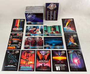 STAR TREK CINEMA 2000 (Skybox) Complete Base Card Set w/ 9 Chase WILLIAM SHATNER