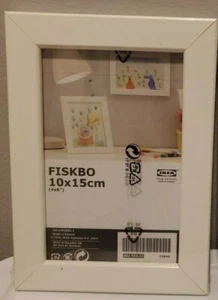 IKEA FISKBO 4x6“ Standing Hanging Picture Frames (White) - Picture 1 of 2