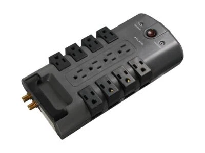 BELKIN BP112230-08 8 Feet 12 Outlets 4320 Joules Pivot-Plug Surge Protector - Image 1 of 4