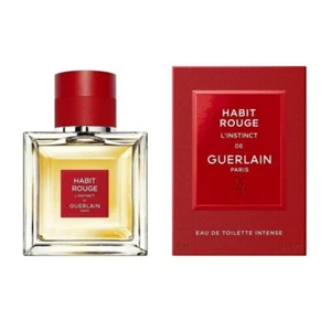 Habit Rouge L'instinct by Guerlain For Men EDT Intense Spray 1.6 fl oz - Picture 1 of 2