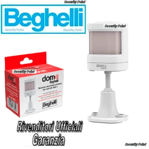 BEGHELLI DOME VOLUMETRICO SENSORE PRESENZA ANTIFURTO WIRELESS ALLARME SENZA FILI - Foto 1 di 4