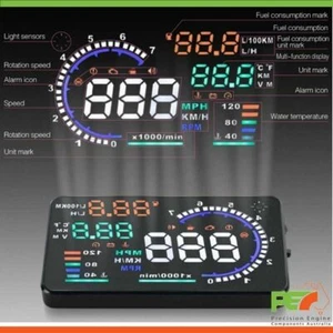 A8 5.5" Head Up Display OBD2 Windscreen Dashboard Projector For Renault Twingo - Foto 1 di 4