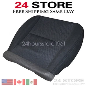 Cubierta de asiento de tela de repuesto inferior negra para conductor Chevy Silverado 1500 2007-2014 - Imagen 1 de 7