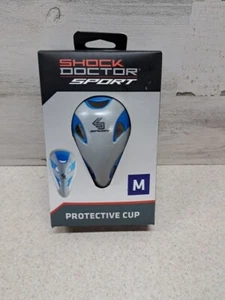 McDavid One (1) Shock Doctor ~ Medium ~ Ages 12-15 ~ Blue Protective Cup - Picture 1 of 5
