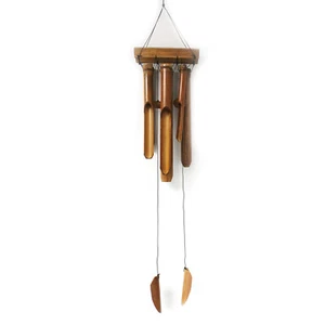 Bamboo Windchime - Natural finish - 6 Large Tubes - Brand NEW - Picture 1 of 2