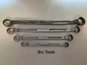 Snap-On Tools USA 1/2" - 1-1/4" SAE 10° Offset Box End Wrench 4pc Lot Set XV - Picture 1 of 5