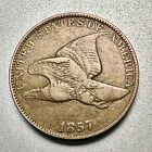 New Listing1857 Flying Eagle Cent Nice Detail Key Type Coin #5658