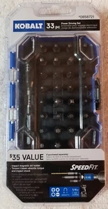 Juego de conducción eléctrica Kobalt 33 piezas #0858721 - NUEVO - Imagen 1 de 2
