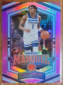 Anthony Edwards 2022 Panini Chronicles  - " PINK " - MARQUEE REFLECTIVE#355 *1 - Picture 1 of 2