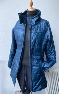 Adidas Damen Steppjacke Jacke lang Parka Mantel blau Gr S /36 figurbetont Np139€ - Bild 1 von 20