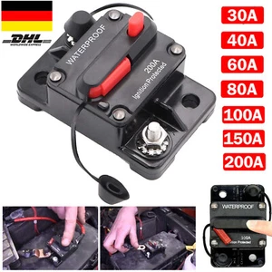 30-200A Sicherung Automat Automatik Schalter 12V-48V Auto KFZ LKW Leitungsschutz - Bild 1 von 23