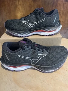 Mizuno Wave Inspire 19 Black Running Shoes Women’s Size 5 - Picture 1 of 13